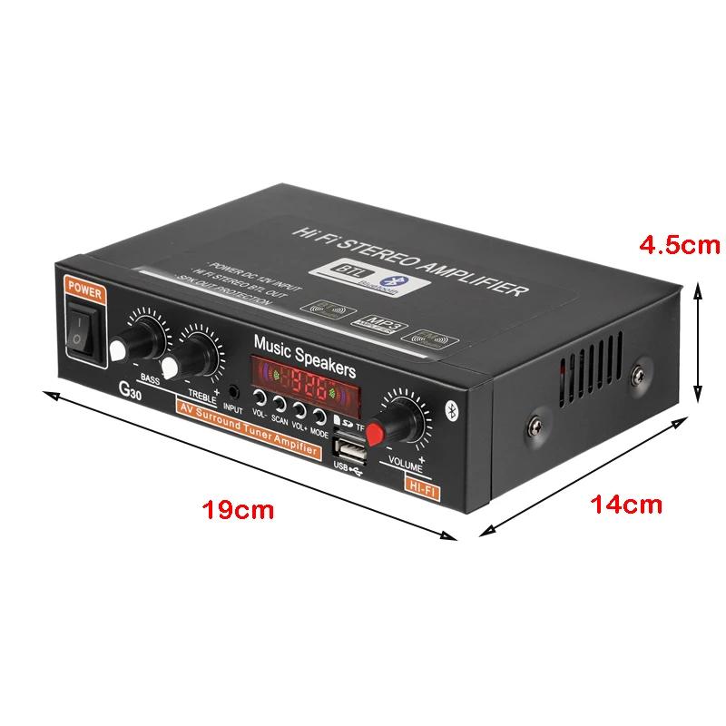 G919H 1000 Вт Домашние Усилители Мощности Аудио Bluetooth Усилитель Сабвуфер Динамики Театральная Аудио Звуковая Система FM USB 110 В/220 В