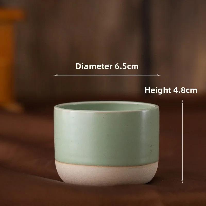 Винтажная кофейная кружка 100 мл 170 мл 200 мл керамика Чайная чашка в японском стиле для кафе Посуда для напитков Керамическая посуда Эспрессо для ресторанов и отелей