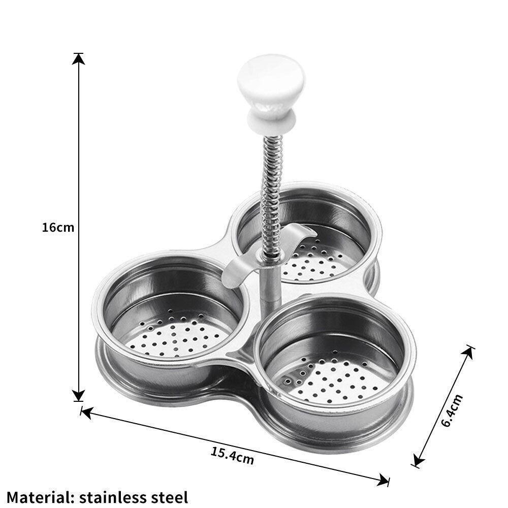 Омлетница Блинница Нержавеющая сталь Пашотница Форма для выпечки Яйцеварка Кухонный инструмент Аксессуары