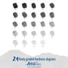 Карандаш Staedtler Mars Lumograph 24 Твердость Рисование 100 G24 Черный Набор, Градации, Карандаши,