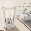 450ML Electric Portable Protein Shaker Bottle Fully Automatic Stirring Cup Rechargeable Gym Cocktail Blend Protein Powder Mixing