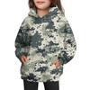 Girls' Hooded Tie- Sweatshirt - Pullover Print Top