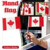 Canadian Hand-waving Flag 14*21cm Flag Small Flag Desktop Small Flag