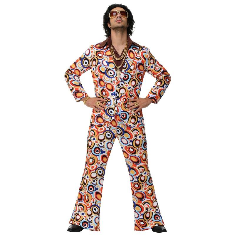 Костюм с принтом «Древняя диско-пара» костюм для хиппи-вечеринки