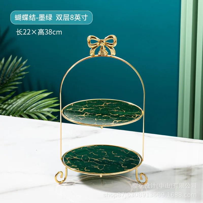 Многослойная подставка для торта из мраморного стекла, десертная тарелка, блюдо для димсамов, форма для торта, поднос для закусок, тарелки для суши, фруктовая тарелка, подставка для демонстрации