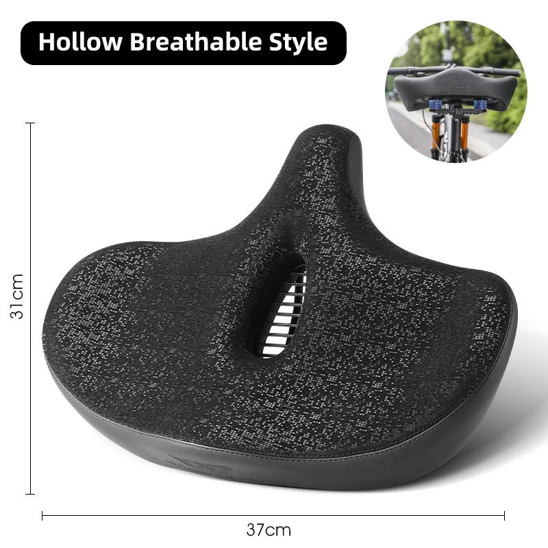 WEST BIKING Widen Bicycle Saddle Ergonomic Thick Comfortable Bike Saddle Shock Absorbtion MTB E-Bike Cushion Bicycle Accessories