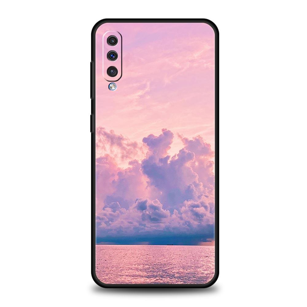 Розовое Облако Летний Закат Сияние Чехол Для Samsung A56 A36 A26 A54 A52 A24 A14 A50 A72 A70 A06 A12 A22 A34 A42 A32 A04s A16 5G Чехол