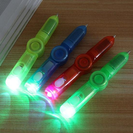 EDC освещение напальчник гироскоп шариковая ручка подарок для снятия стресса детские школьные канцелярские принадлежности