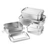 Stainless Steel Lunch Box Leak-proof Bento Box for Kids Adults Food Containers for Sandwiches Fruits Snacks