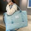 Wet Dry Separation Carry On Travel Bag Oxford Travel Tote Bag Portable Storage Handbag  Outdoor
