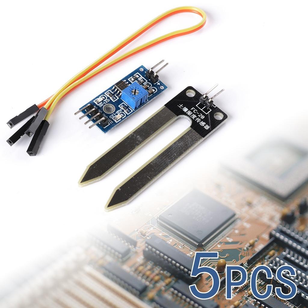 5 шт. Гигрометр влажности почвы, датчик влажности, датчик воды, модуль Arduino Wire TE215