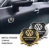 2Pc 3D Metal Badge Sticker Car Window Decoration Sticker Accessories For Volkswagen VW GTI Golf Polo Tiguan Passat Touareg Jetta