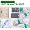 Self Adhesive Nylon Plant Tie Reusable Plant Hook Loop Ties Green Fastener Tape Bamboo Cane Wrap Support Home Garden Accessories