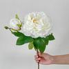 1шт искусственные цветы домашний декор букет пионов высокое качество свадебная цветочная композиция элегантный и роскошный 2 головки 62см