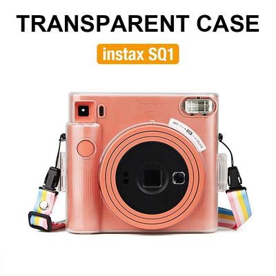[Пленка Лаборатория] Прозрачный чехол для камеры Instax Square SQ1 Защитный чехол для камеры с ремешком CAA09