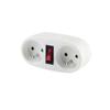 2x16A Biplite Socket with White Switch