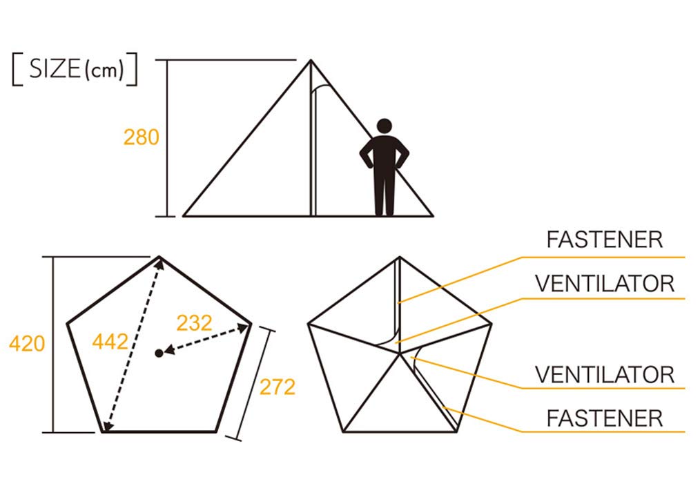 Цена продажи Tenmaku Design Circus ST Camp [Финальная скидка 17%]