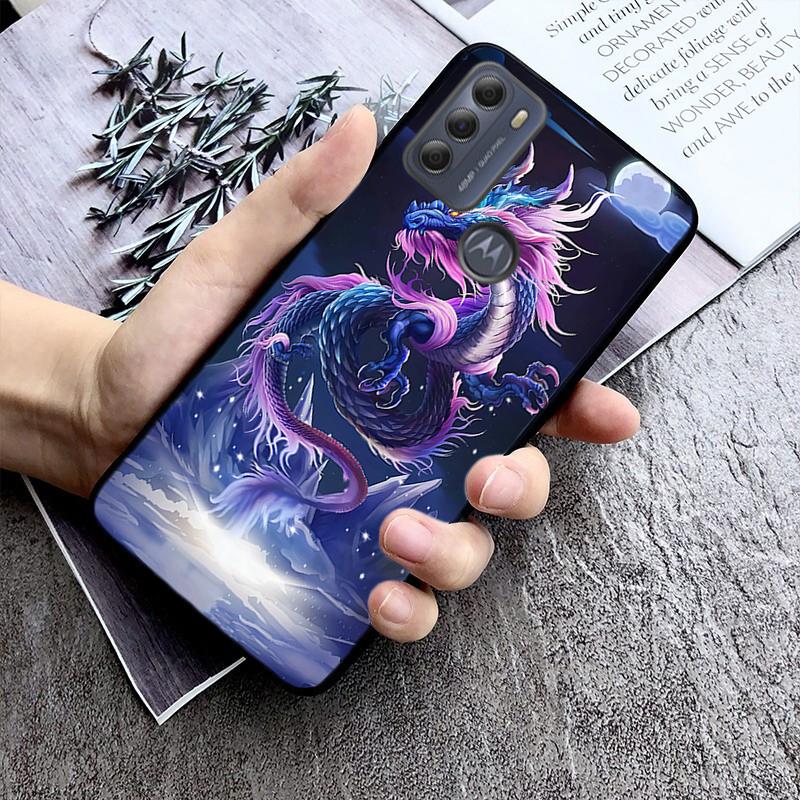 Fashion Cute China Dragon Phone Case For Motorola Moto G Stylus 5G G Play G Power G 5G G Pure 2023 2024 E20 E22 E22i E32 E40 E13