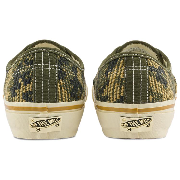 Vans LX Authentic 44 Камуфляж Античное Золото Унисекс Кроссовки Зеленый VN000D5K18S