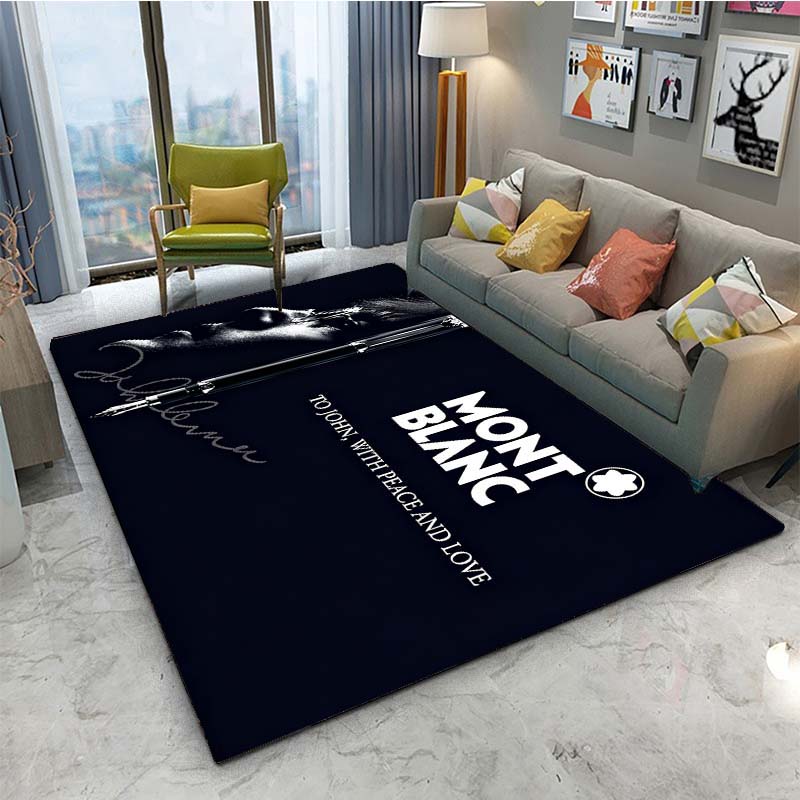Fashion PEN-M-MONT-B-BLANC NonSlip Rug for Living Room,Bedroom,Playroom,Kitchen,Door Prayer Floor Mat Decor Rug Gift Alfombra