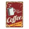Coffee Vintage Signs Tin Metal  Art Iron Painting Decoration Cafe Pub Club Bar Retro Poster Wall Stickers Home Decor 20x30cm