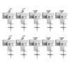 Mounting Accessories Show As The Picture Aluminium Solar Holder 10 Pack Holders Easy Installation Optimized Energy Production