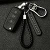 Jewelry Bag Pendant DIY Auto Leather Key Chain Anti-lost Car Keychain Phone Number Plate Keyring