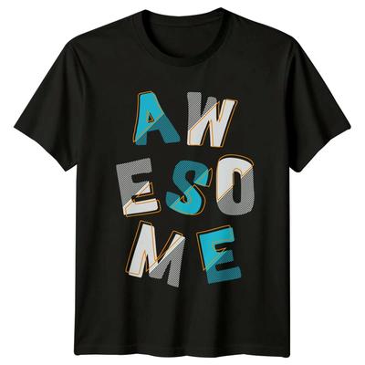 Awesome T-Shirt Retro Typography Graphic Apparel Birthday Gift For Him And Her