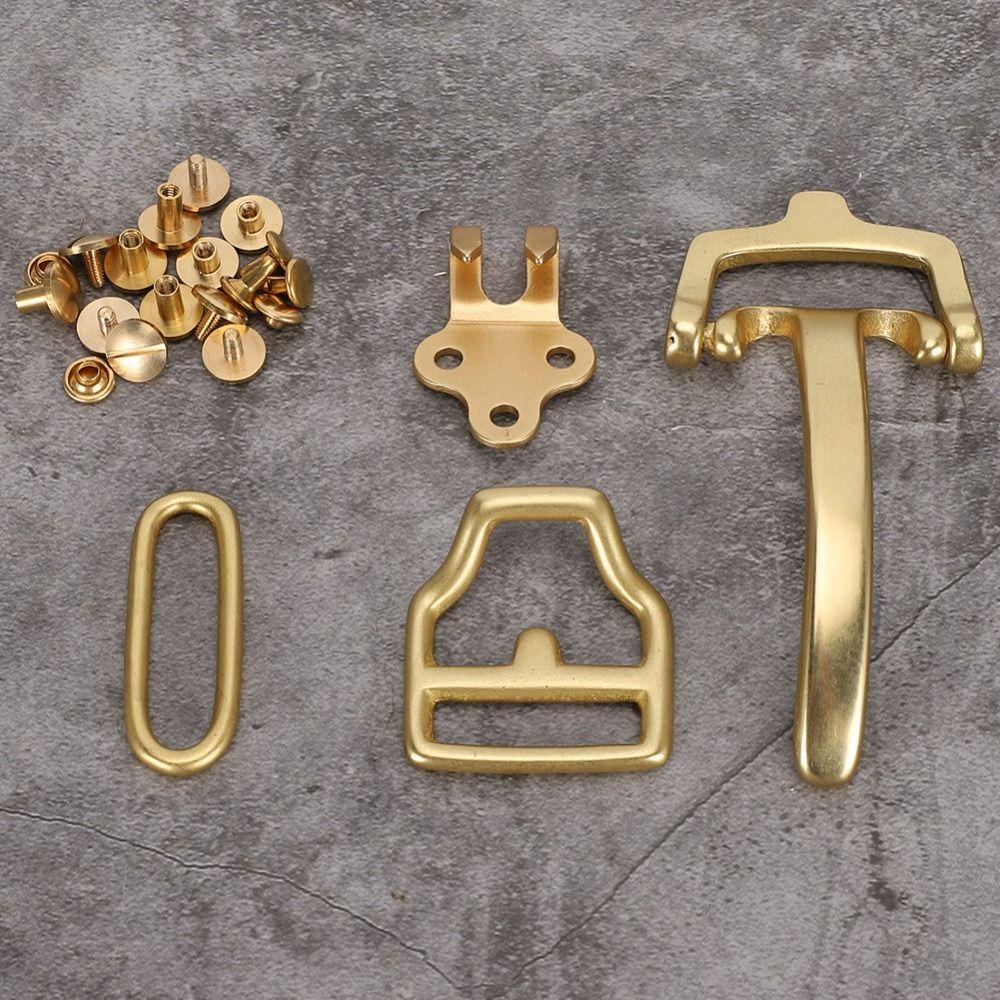 Solid Brass Brass Buckle Hardware Multi-Purpose Use Metal Belt Buckles For Leather Goods