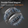 Double-Sided For MagSafe Mobile Phone Ring Stand For IPhone 16 15 Foldable 360° Rotating Stand Strong Magnet Finger Grip Support