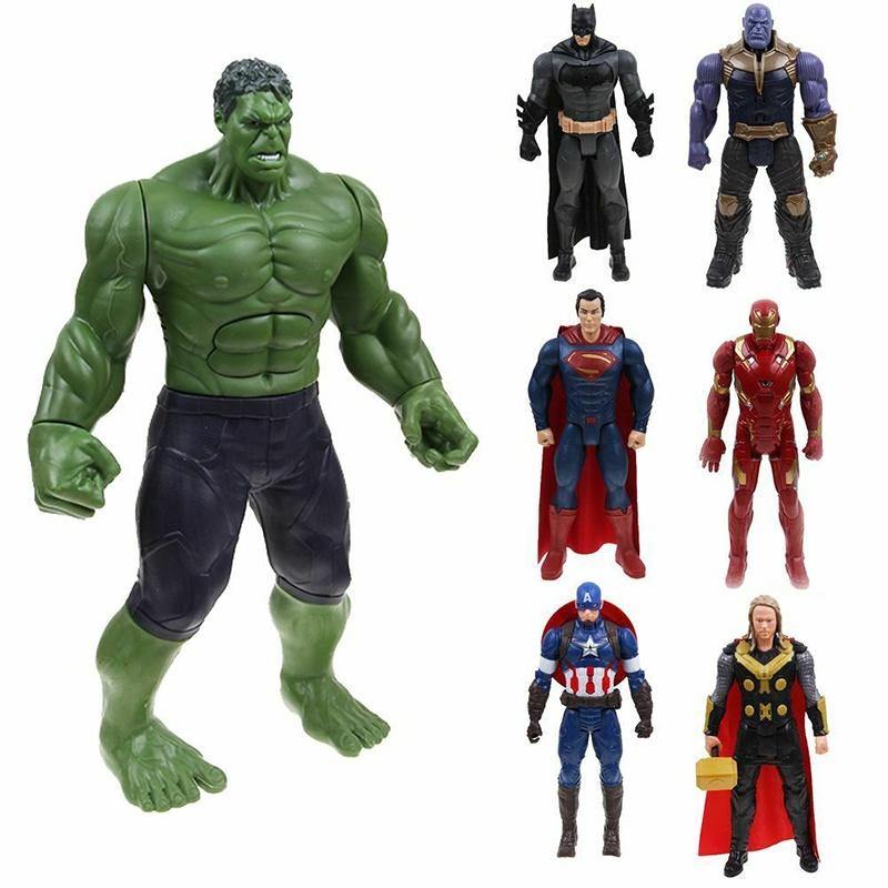 Stunning Avengers Infinity War Hulk Spiderman Thanos 12" Sounding Glowing Figure Toy Ideal Gift For Superhero Enthusiasts