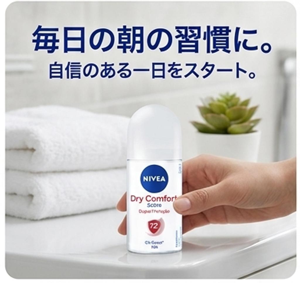 Nivea Dry Comfort Antiperspirant Deodorant for 50ml from Roll-On Women, [Shipped overseas]