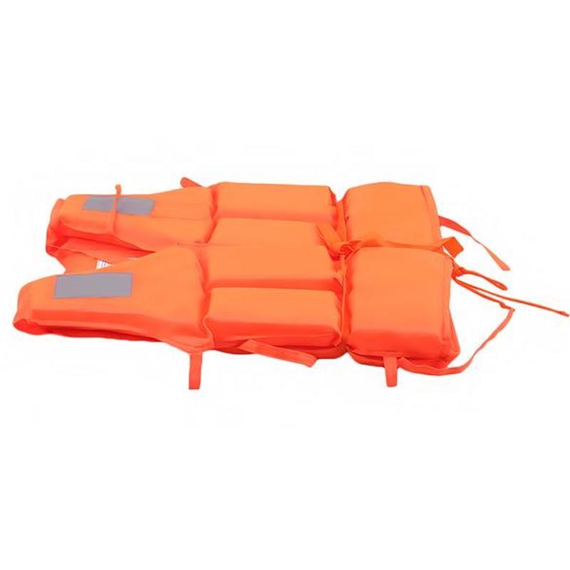 Оранжевый спасательный жилет для взрослых из ткани Оксфорд Водонепроницаемый легкий спасательный жилет SOS Спасательные принадлежности