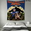 Wallace & Gromit Wall Hanging Printed Fabric Blanket Decorative Tapestries for Bedroom Living Room Home Decor