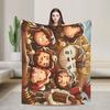 Clair Obscur Expedition 33 Esquie Velvet Throw Fashion Blanket Video Game for Sofa Knitted Fashion Blanket Outdoor Warm Multifunction