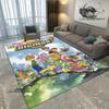Ковер с 3D-принтом мультфильма Digimon Нескользящий ковер Коврики для йоги Ковер для гостиной Прикроватный ковер Декор для спальни Подарок на день рождения