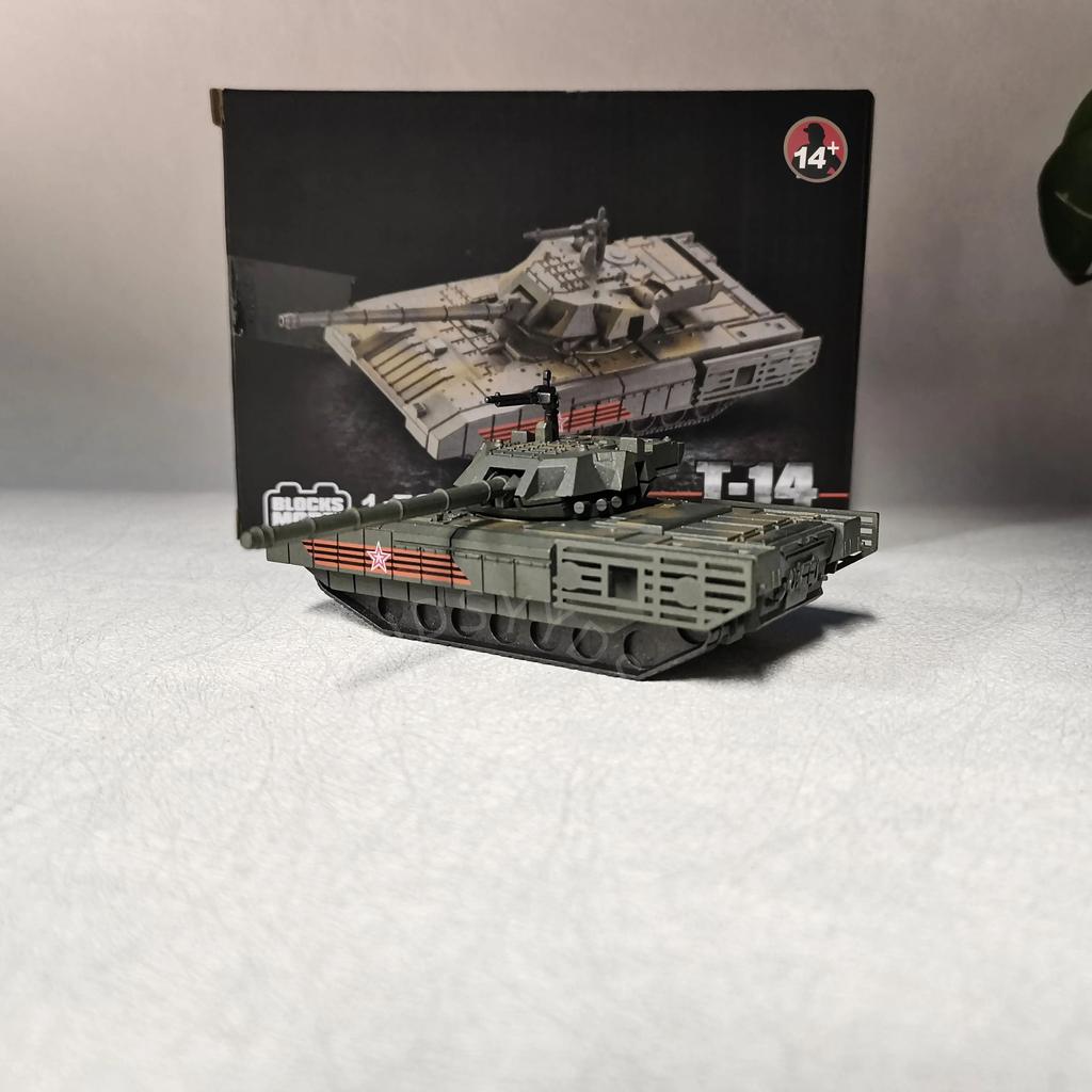 Танки Т-14 1:Модель в масштабе 72 3D DIY Пазл Сборка Современный Военный Истребитель Армия АБС Танки Коллекция Сувенир для Энтузиастов