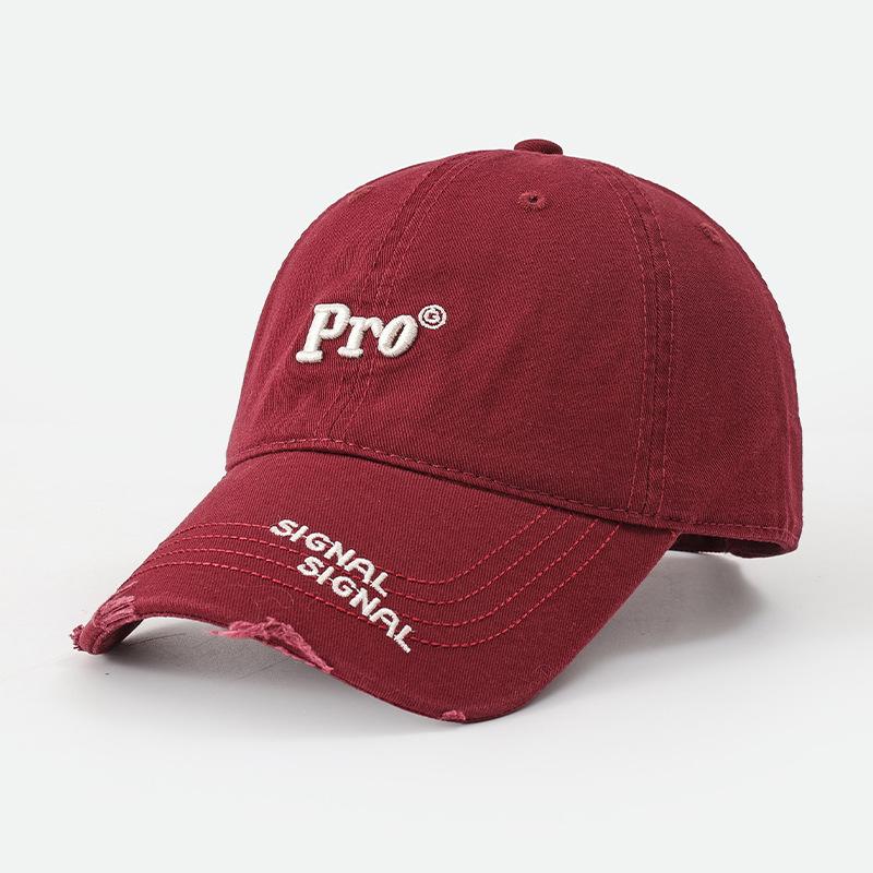 Versatile sunshade cap spring and summer fashion embroidered cotton baseball cap high quality Taizhou Wenling hat women