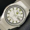 JAPAN VINTAGE SEIKO 5 AUTOMATIC 7009A MENS WHITE COLOR DIAL WATCH A702098-5 R208-a702098