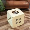 Splicing Felt Cat Nest Dice-shape Cat House Detachable Cat Mat Felt Tunnel Toy Interactive Pet Toy Cube Tent Pets Supplies gifts