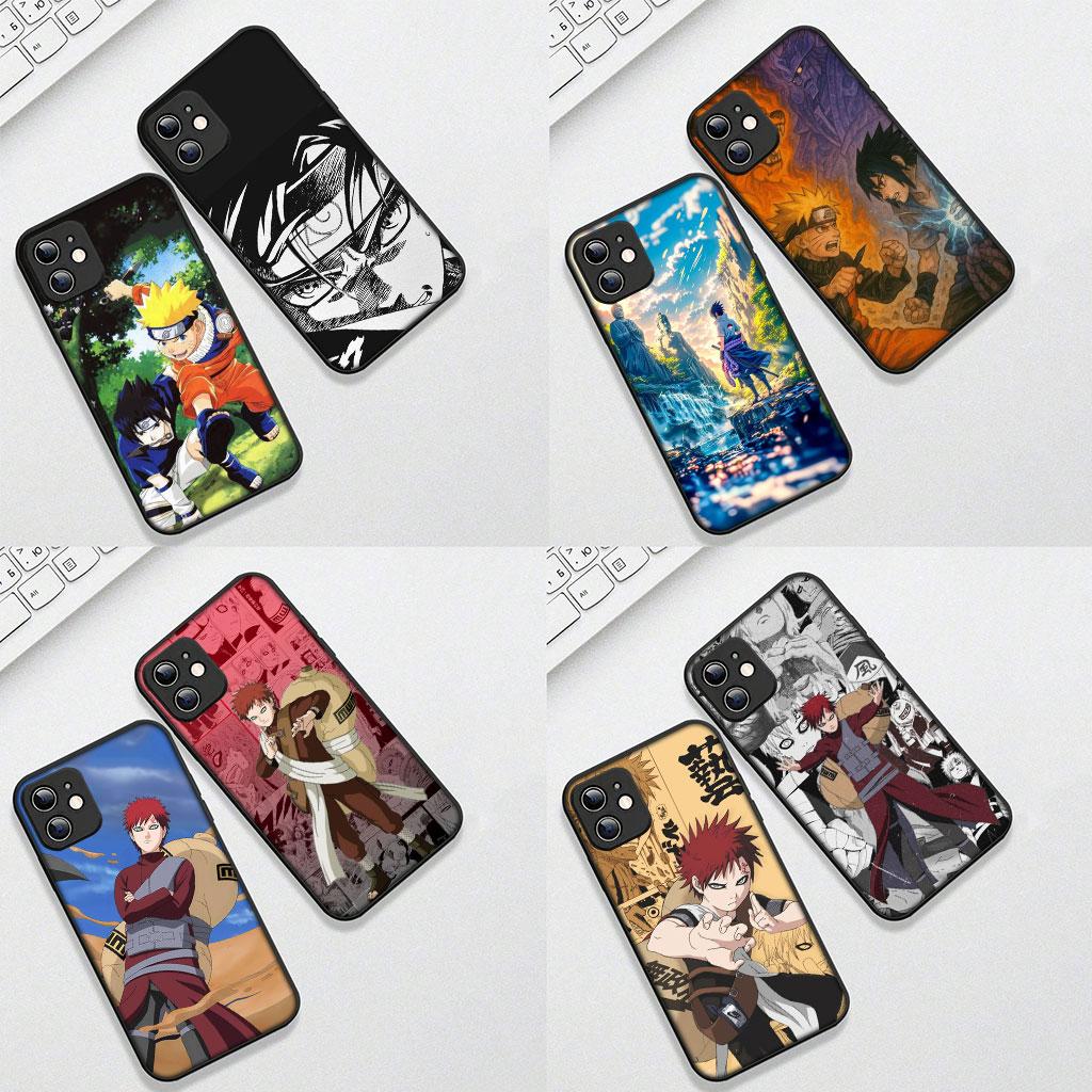 Gaara Narutos Uchiha Sasuke Casing Phone Cover for Samsung Galaxy S22 S21 S20 Fe Ultra S9 Plus + A13 A22 M21 M31 M55 M15 Case