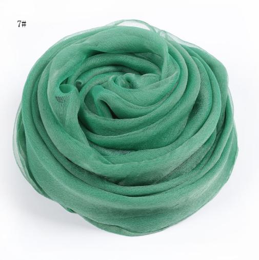 100x170см Женский 100% Натуральный Шелковый Шарф Шаль Женский Шарфы Обертывания из Чистого Шелка Однотонные Шали Большого Размера Длинные Пляжные Накидки