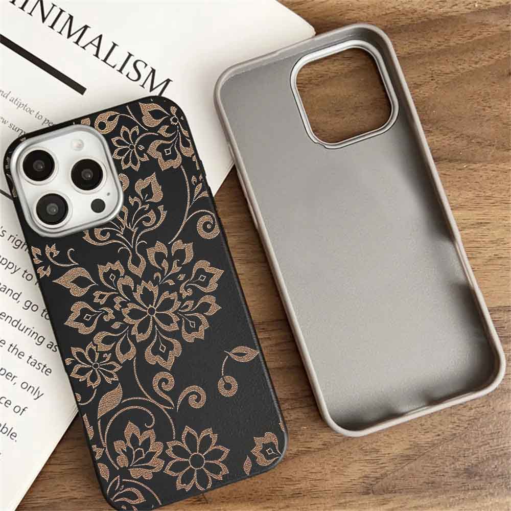 Чехлы для мобильных телефонов с цветочным принтом, кожаный силиконовый чехол для iPhone, Xiaomi, Samsung, противоударный чехол для телефона с защитой от царапин