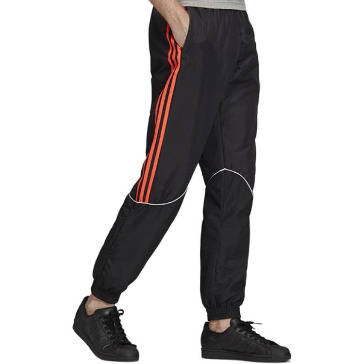 adidas Оригинальные трикотажные спортивные штаны мужские черные FM3860