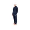 Emporio Armani EA7 Спортивный костюм повседневный с принтом логотипа и букв, воротник-стойка, мужской костюм, темно-синий 112115-4F571-BLUE