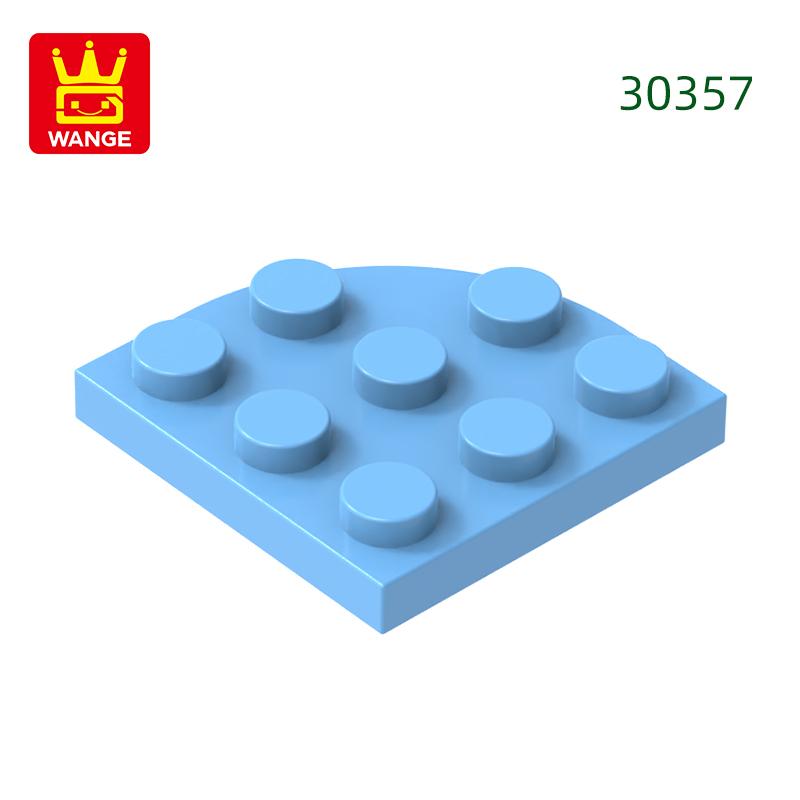Нетоксичные 86 шт./лот Угловые закругленные Блок 3x3 Moc Цветные Аксессуары Совместимые с Изогнутым Кирпичом DIY Игрушки Для Детей Технические Детали