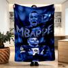 Kylian Mbappe Print Blanket - Soft & Comfortable, for Bedroom, Travel, Sofa, Home Decoration - Birthday Christmas Gift for Friend