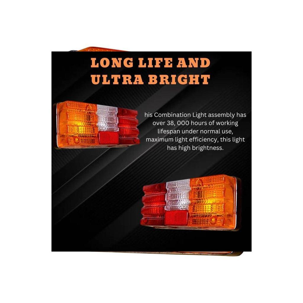 Задний фонарь Задние комбинированные фонари в сборе Стоп-сигналы ar Лампа с лампами 24 В Подходит для TY Hilux RN-65