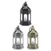 European Style Electronic Candle Lantern Wind Lamp Hanging Hook Candle Light for Garden Wedding Indoor Outdoor Home Decor
