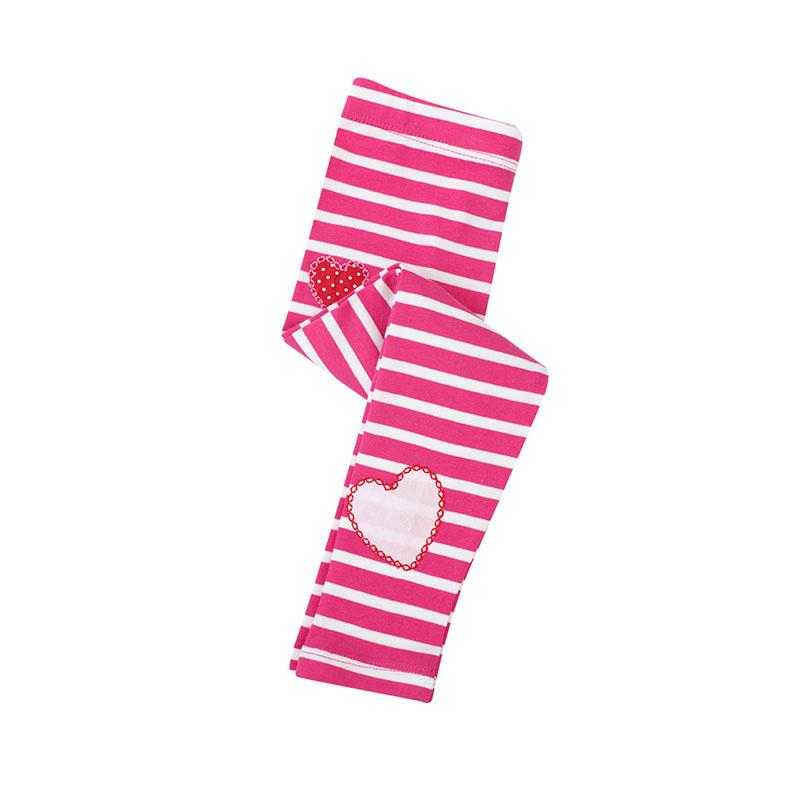 Jumping Meters 2-7T Striped Hearts Autumn Spring Girls Leggings Pants Print Full Length Girls Baby Skinny Pencil Pants